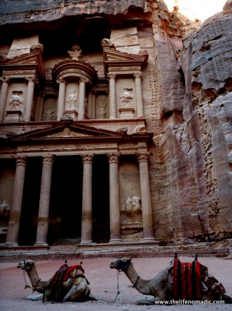 The Treasury at Petra, Jordan.