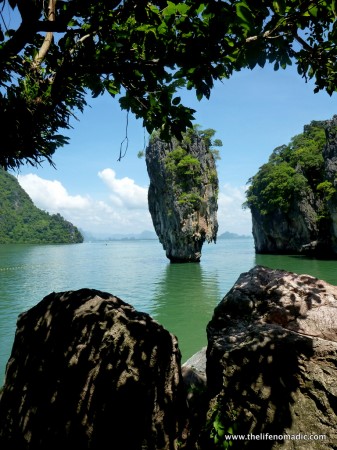 The James Bond islands in Phang Nga Bay, Thailand.