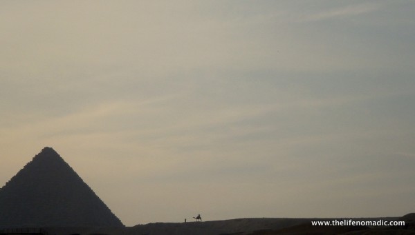 The Great Pyramids at Giza, Egypt.