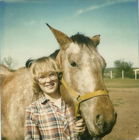 Me and Honey. If the glasses are any clue this is circa 1982.