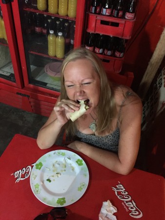 Did I tip on these 90 pesos worth of delicious tacos al pastor? Absolutely.